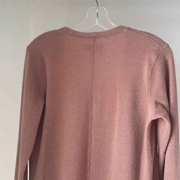 Abercrombie & Fitch Soft A&F Cozy Small Dusty Rose Long Duster Cardig… - Picture 4 of 8